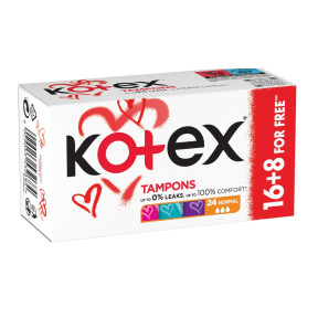 Тампоны Kotex Normal, 24 шт.